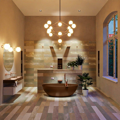 MONDIAZ FLOAT Baignoire îlot - 170x80cm - rouille