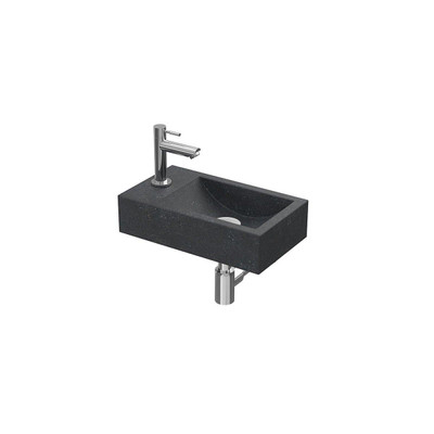 INK fonteinset 40x10x23cm met kraangat links hardsteen