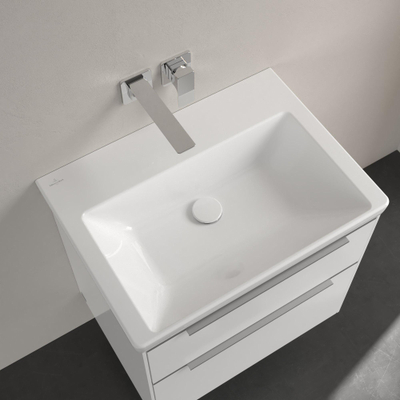Villeroy & Boch Subway 3.0 lavabo - 65x47x16.5cm - sans trou de robinet - blanc alpin brillant