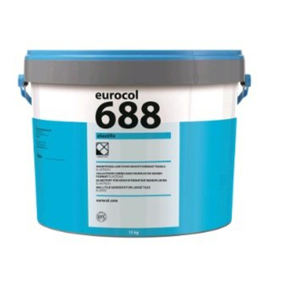 Eurocol 688 elastifix Colle de pâte seau A 15 KG. gris clair