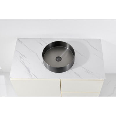 Saniclass ONE vasque a poser 36x11cm inox gunmetal
