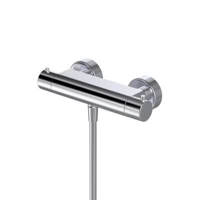 Hotbath Buddy Mitigeur de douche thermostatique - avec raccord inférieur d’un demi-pouce - Chrome