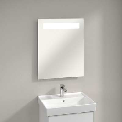 Villeroy & Boch More To See miroir avec éclairage LED intégré horizontal 3 fois dimmable 60x75x4.7cm