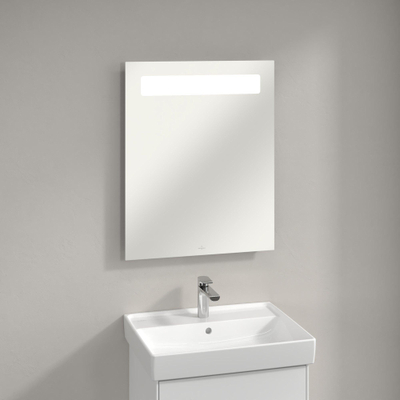 Villeroy & Boch More To See Miroir avec éclairage LED intégré horizontal 60x75x4.7cm diminuer à 3 étapes