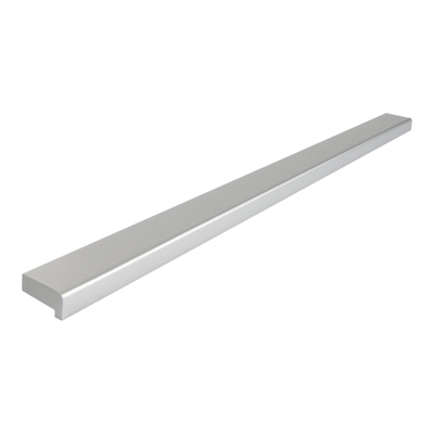 BRAUER Poignée de meuble en applique - 32cm - modèle A - matériau inox - aluminium