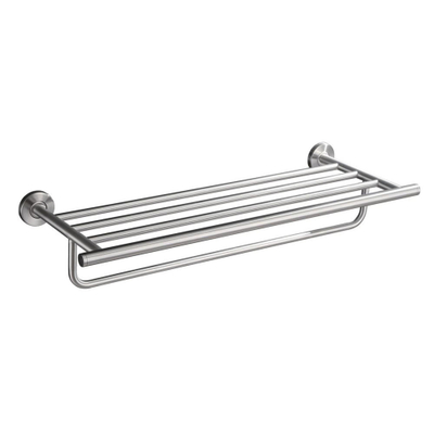 Wiesbaden 304 porte-serviettes avec étagère 60 cm inox