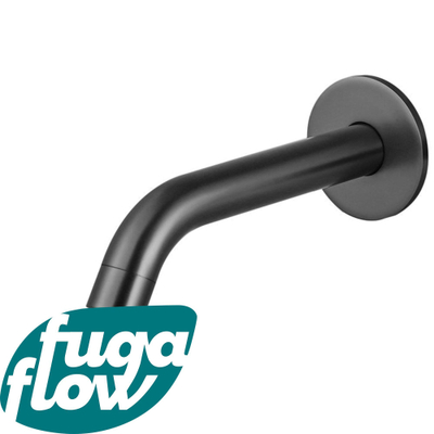 FugaFlow Eccelente Sobrado Badkamer uitloop - baduitloop - met rozet - Gunmetal PVD
