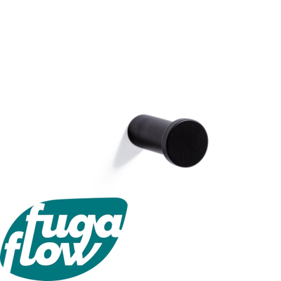FugaFlow Efficiente Acces Handdoekhaak - enkel - rond - mat zwart