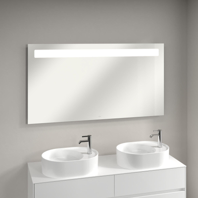 Villeroy & Boch More To See miroir avec éclairage LED intégré horizontal 3 fois dimmable 140x75x4.7cm