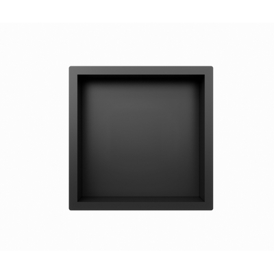 FugaFlow Arcas Niche encastrable - 30x30cm - Noir mat