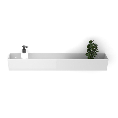 Looox Colour shelf box Special BoX rechthoek 60x10x10cm wit -licht beschadigd- OUTLET UDEN