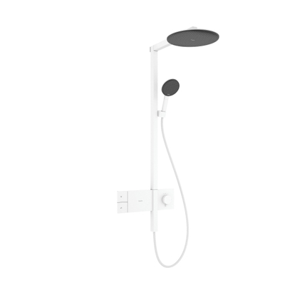Hansgrohe Raindance alive S - showerpipe - 300 - 1jet - thermostaat - mat wit