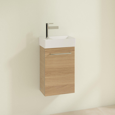 Villeroy & Boch Avento wastafelonderbouwkast - 1 deur - 34x51.4x20.2cm links - Nordic Oak (hout)