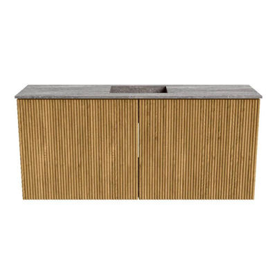 Mondiaz JOYA-DLUX 90cm toiletmeubel - kleur Oak - Wastafel FAYE positie Midden Zonder kraangat kleur Oza.