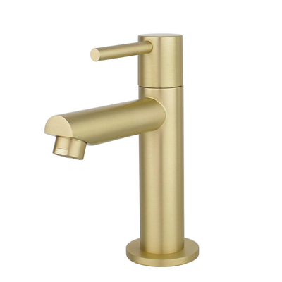 Plieger Mini fontein 30x18cm wit Incl. Fonteinkraan, sifon, afvoerplug Messing SHOWROOMMODEL