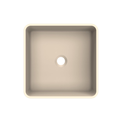 Arcqua Case vasque - carrée - 37x37cm - sable mat
