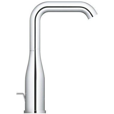 GROHE Essence wastafelkraan - l-size - opbouw - hoog - eengreeps - met trekwaste - chroom