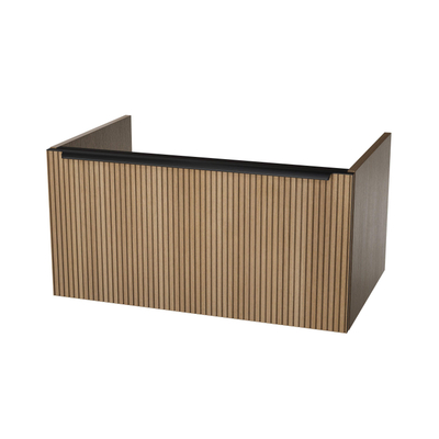Nemo Legro onderkast - 80x45.6x40cm - greep zwart - oak nature (eiken)