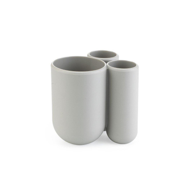 Umbra Touch tandenborstelhouder 10x8x10cm Polyester Grijs
