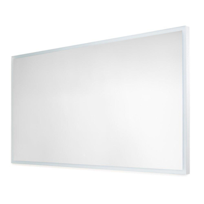 BRAUER Edge miroir avec éclairage LED à intensité réglable 80x70cm avec interrupteur tactile aluminium