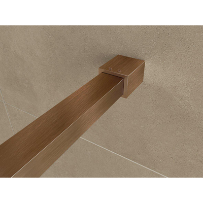 Wiesbaden Slim Kit de profilé - avec barre de renfort 120 cm - Bronze cuivré brossé