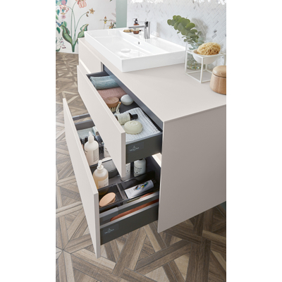 Villeroy & Boch Collaro meubelwastafel - 100x47cm - met overloop - 1 kraangat CeramicPlus - White Alpine (glans wit)