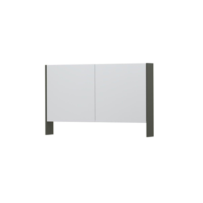 Ink spk3 armoire de toilette avec double portes en miroir, 2 portes avec étagère ouverte et prise de courant/interrupteur