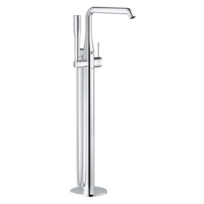 Grohe Essence New Afbouwdeel vrijstaande badkraan - omstel - draaibare uitloop 27.7cm - handdouche - doucheslang - chroom