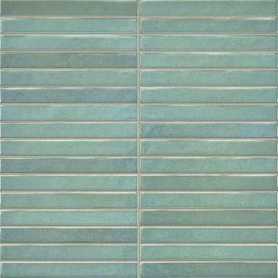 ÉCHANTILLON La Platera Cerámica Kromo Carreau mural en céramique - 35x35cm - 9.2mm - Vert