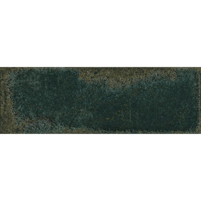 Colorker Enjoy Decor-strip - 10x30cm - 8mm - gerectificeerd - Porcellanato - Emerald (Groen)