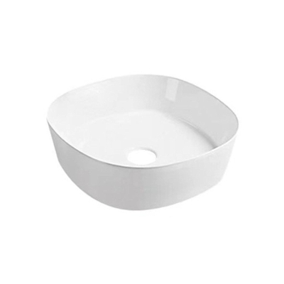 Xellanz Sofia waskom rond 44 x 44 x 13,5 cm keramiek glans wit