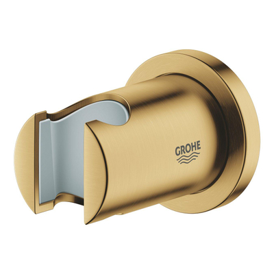 GROHE Rainshower Support de douchette murale - non réglable - rosace ronde - brushed cool sunrise