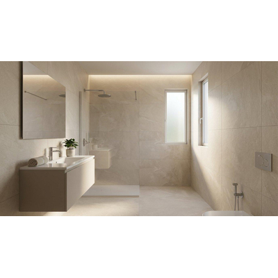 ÉCHANTILLON Terravito Alvella carrelage murale et de sol - 60x120cm - 10.5mm - Rectangle - rectifié - Aspect pierre naturelle - Beige Mat