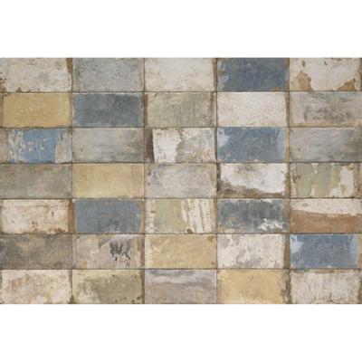 Cir Havana carreau de sol 10x20cm 10mm résistant au gel vieux mélange mat