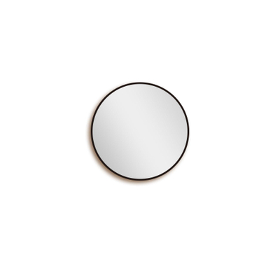 Saniclass Retro Line 2.0 Miroir rond 60x60cm cadre noir mat