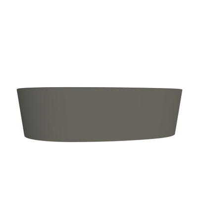 Arcqua Rocker vasque - posé - organique droite - 50x37cm - gris quartz mat