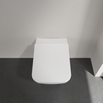 Villeroy & Boch Venticello cuvette - L37.5xP56cm - économiseur d'eau À chasse profonde anti-salissures Céramique Blanc