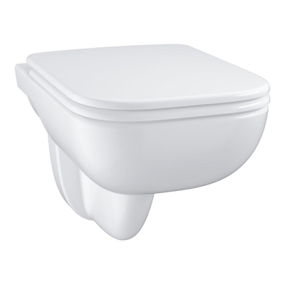 Grohe Start Edge Wandcloset - diepspoel - rimless - closetzitting met deksel en softclose - 35.9x53.5cm - wit