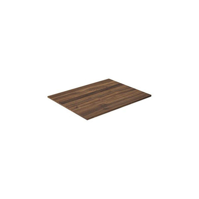 Adema Prime Essential ensemble de meuble de salle de bain -059.5x55x45.5cm - plan sous vasque - vasque en terrazzo - noyer