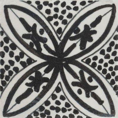 Ceralto Ricordo Marmo Vloertegel - 15x15cm - 10mm - glans - NERO