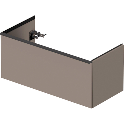 Duravit D-Neo wastafelonderkast 101x44x46.2cm 1 lade Basalt Mat