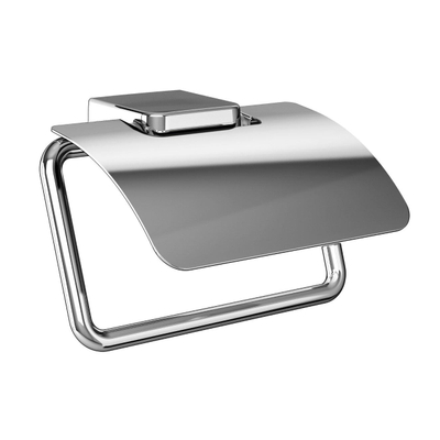 Emco Trend Porte-rouleau de WC avec clapet Chromé