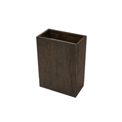 Saniclass Holz Atelier fonteinkast - 39.4x21.5x55cm - 1 deur - Eiken charcoal