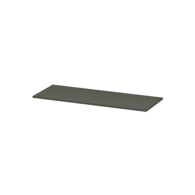 INK Topdeck Wastafelblad - 120x45x2cm - tbv onderkast - MDF lak - Mat beton groen