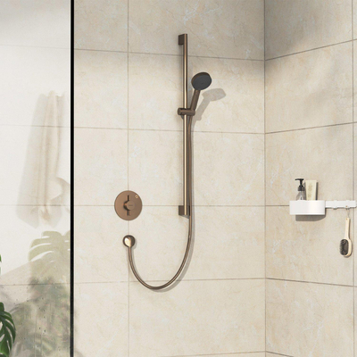 Hansgrohe Duoturn S inbouwkraan voor 1 functie brushed bronze