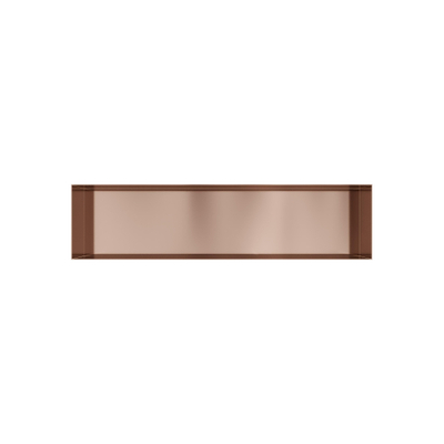 Hotbath &MORE Inbouwbox of inbouwnis - 30x120x10 - frameless - Geborsteld koper PVD