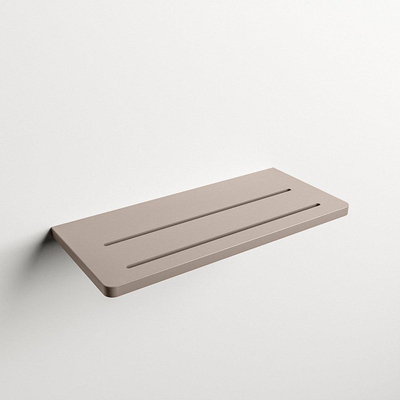 Mondiaz Easy Plancet - 14x31x1.2cm - opbouw - Solid surface - Smoke mat