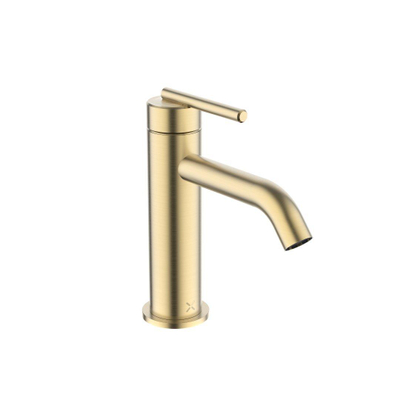 Crosswater 3ONE6 Lever Wastafelkraan - opbouw - 15.3cm - RVS geborsteld messing