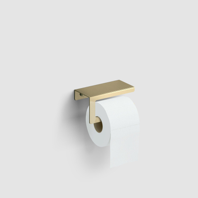 Clou Fold toiletrolhouder zonder klep goud geb. PVD