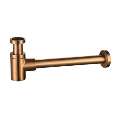 Wiesbaden UniMatch siphon de lavabo bas modèle 5/4" x 32 mm cuivre PVD bronze brossé